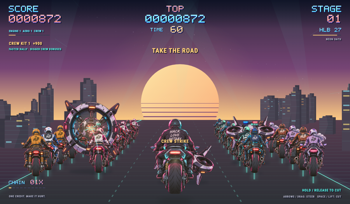 HLB cyber-biker gang taking over the road