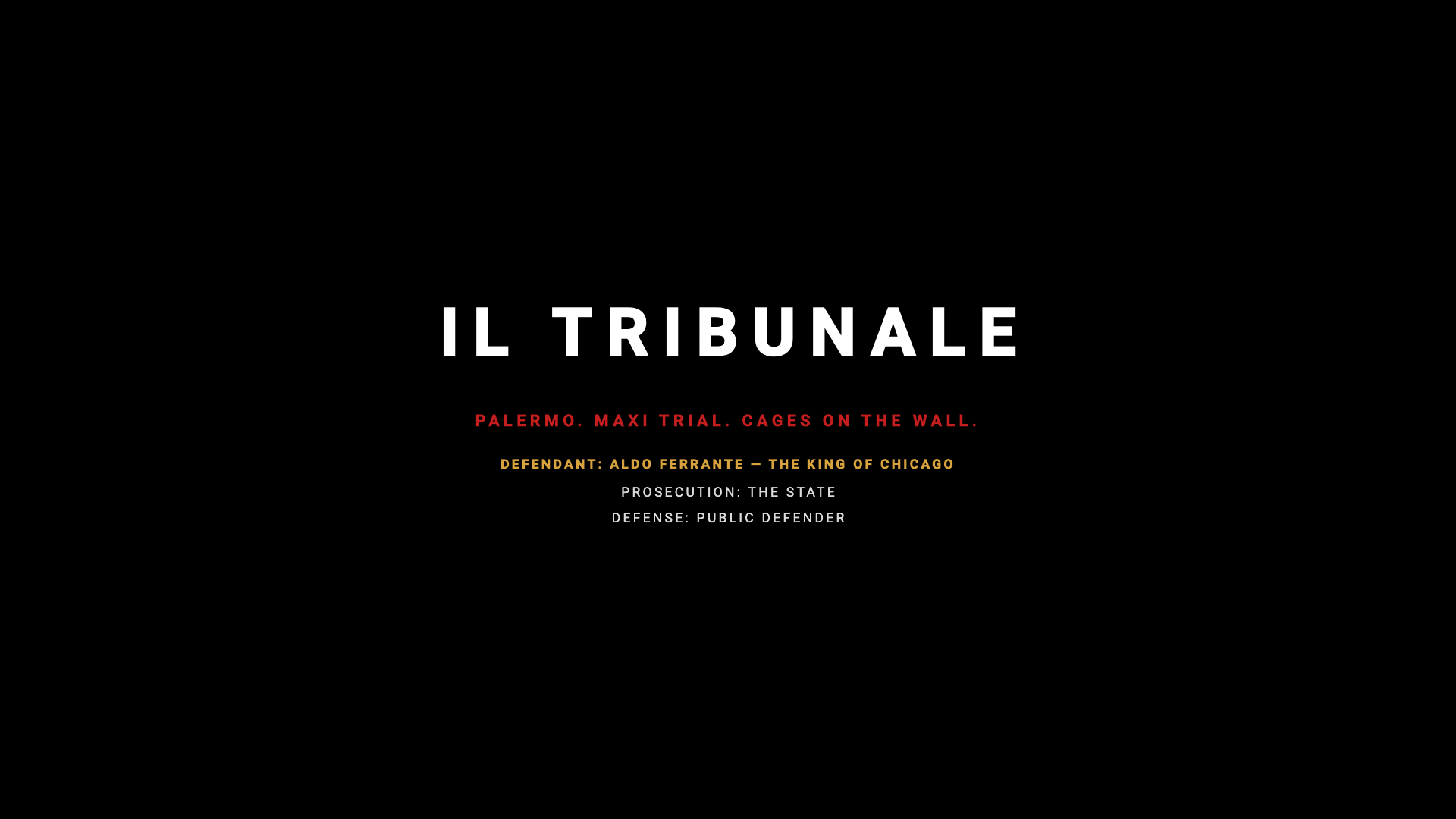 Il Tribunale court battle in La Malavita